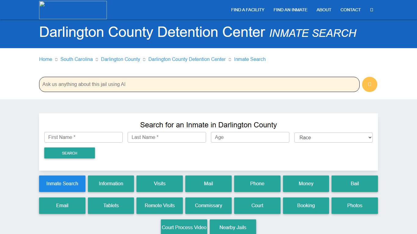 Darlington County Inmate Search & Roster Find Inmates SC